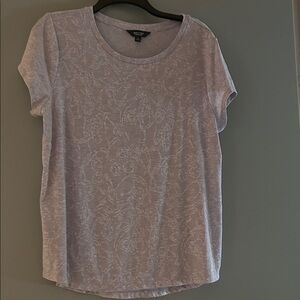 Vera Wang Women's Lavender Short Sleeve Top